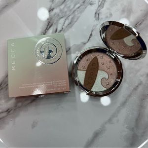 Becca Shimmering Skin Perfector Pressed & Sunlit Bronzer Ocean Glow